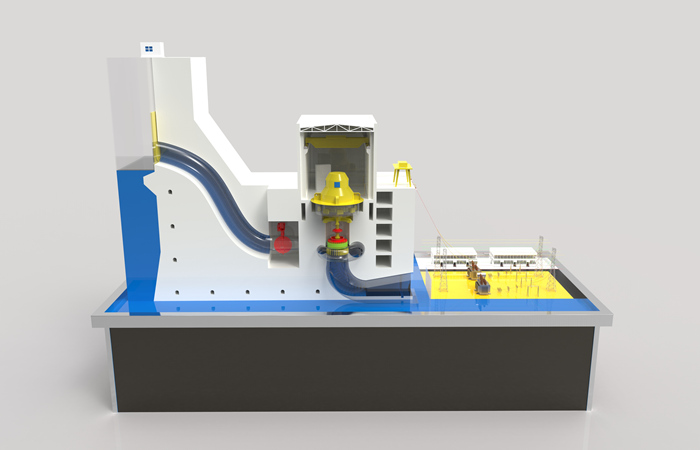 水輪機(jī)仿真模型、水電站仿真模型、廠家提供圖紙
